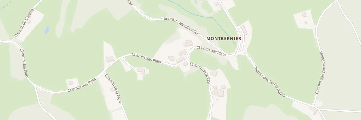 Plan du 1271 Che des Plats à Coublanc