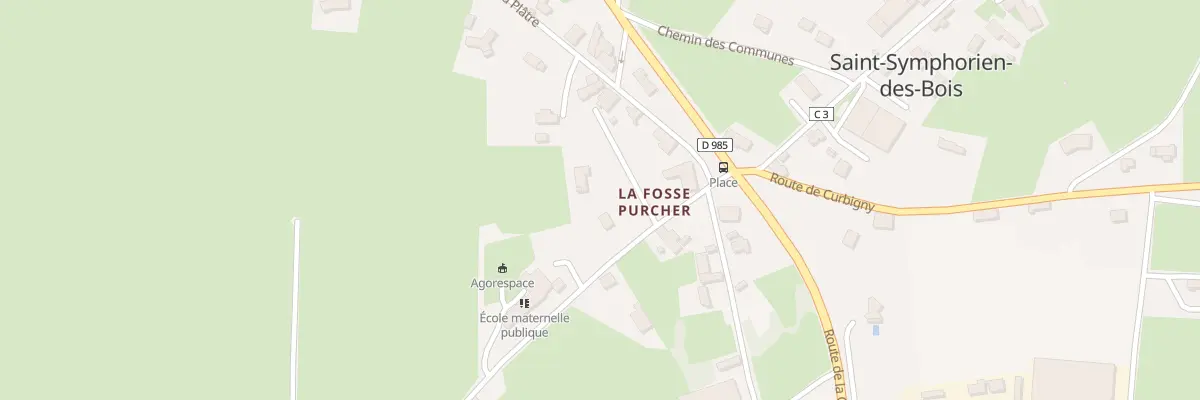 Plan du 92 Rte d’Amanzé à Saint-Symphorien-des-Bois