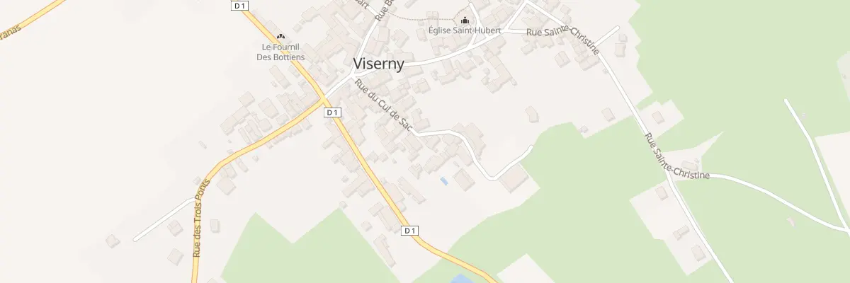 Plan du 16 Rue du Cul de Sac à Viserny
