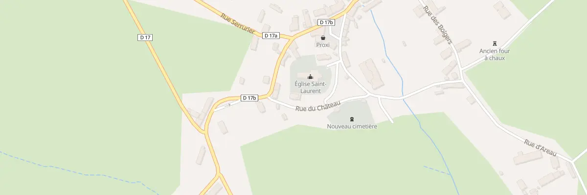 Plan du 3 Rue du Chateau à Liernais