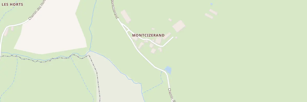 Plan du 1694 Che de Montcizerand à Fourneaux