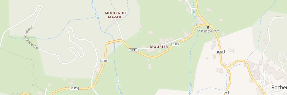 Plan du 5113 Serre de Mourier à Rocher