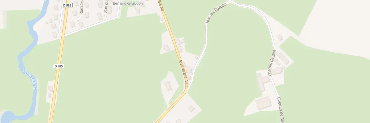 Plan du 3 Rue de Bel Air à Charolles