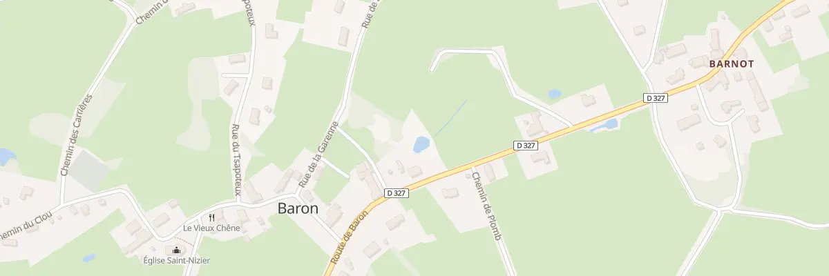 Plan du 5011 Place de Barnot à Baron