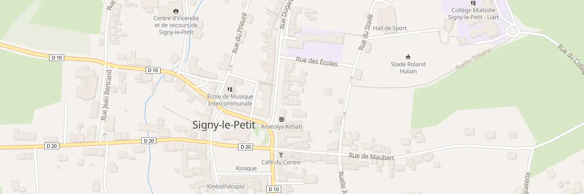 Plan du 12 Rue Dugard à Signy-le-Petit