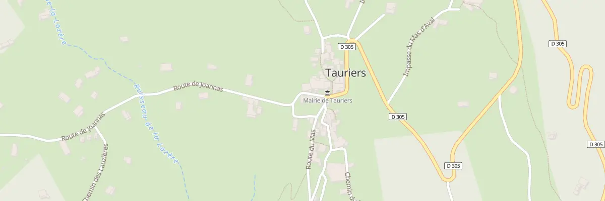 Plan du 5663 Mas de Combeau à Tauriers