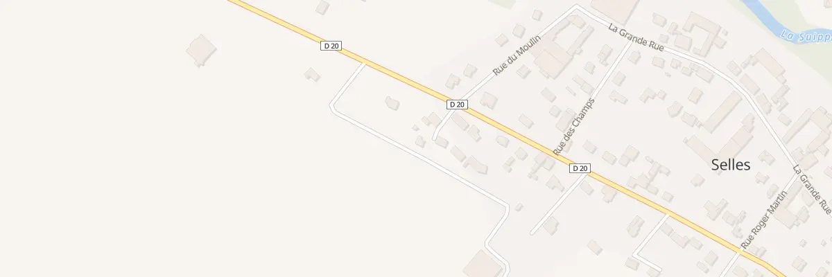 Plan du 57C D 20 à Selles