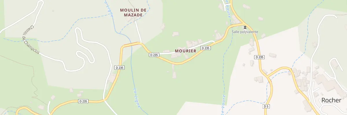 Plan du 5062 Serre de Mourier à Rocher