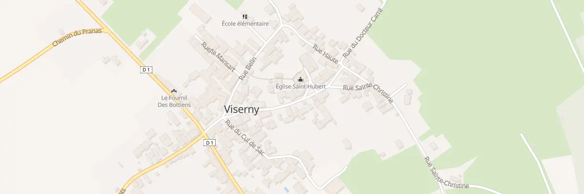 Plan du 13B Rue Saint Vernier à Viserny