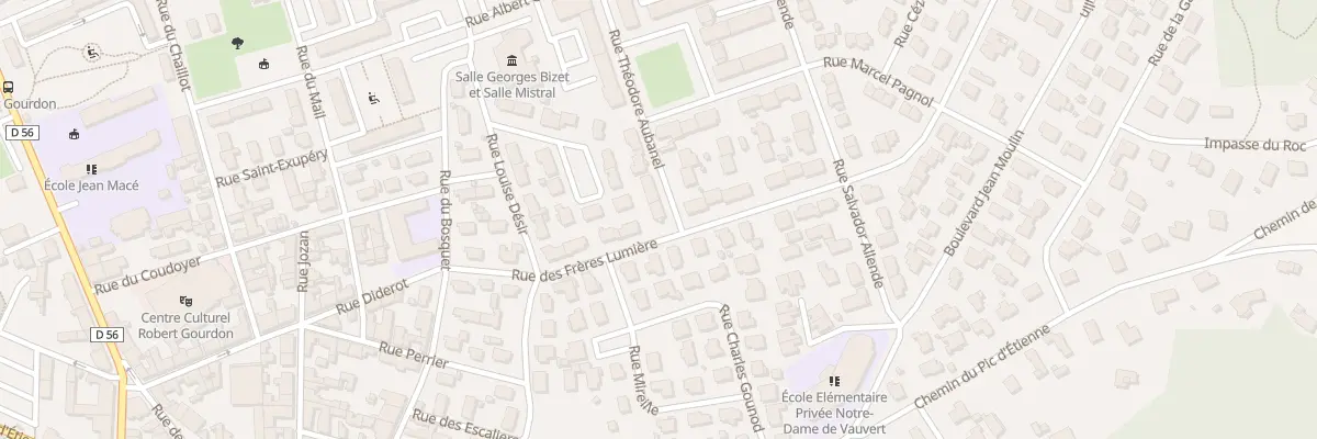 Plan du 9 Rue Théodore Aubanel à Vauvert