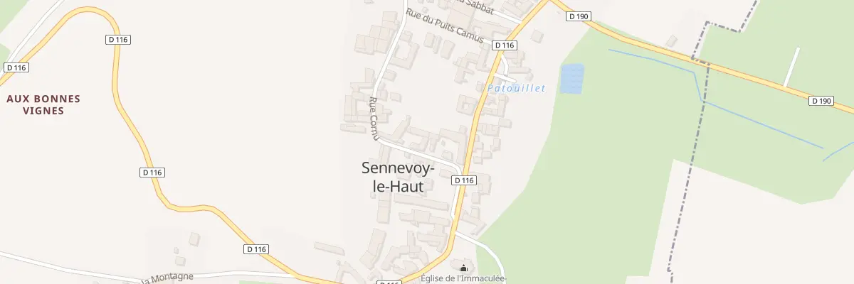 Plan du 8 Rue Cornu à Sennevoy-le-Haut