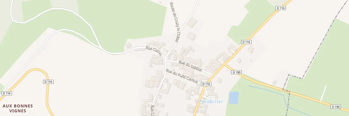 Plan du 58 Le Village à Sennevoy-le-Haut