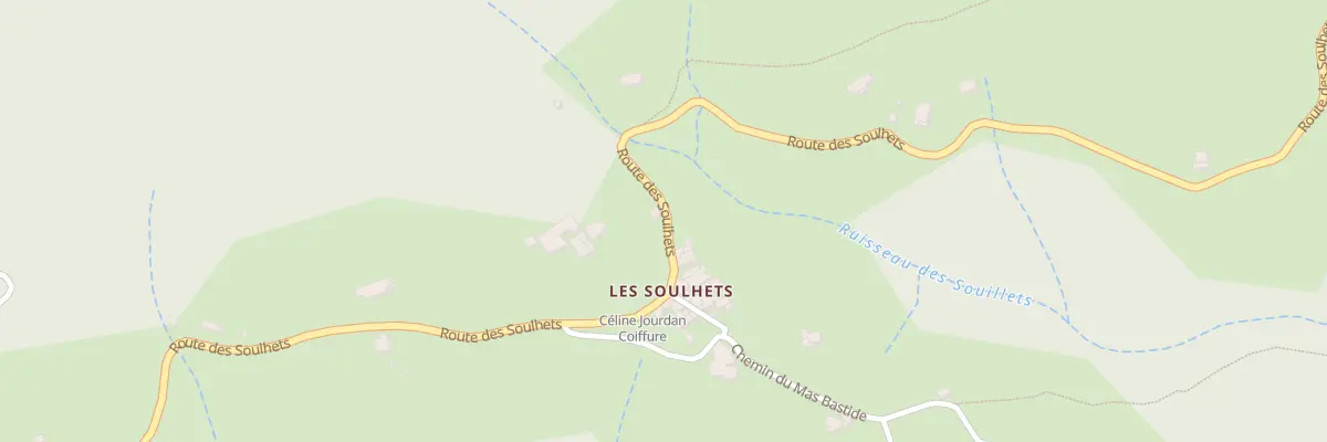 Plan du 5353 Les Soulhets à Fabras