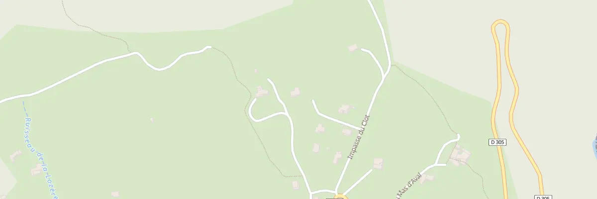 Plan du 5100 Le Clot à Tauriers