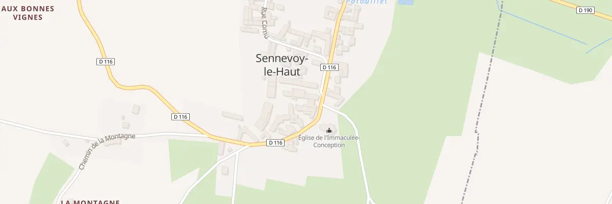 Plan du 13X Rue Notre-dame à Sennevoy-le-Haut