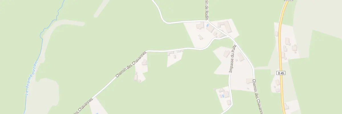Plan du 807 Che des Chavannes à La Gresle
