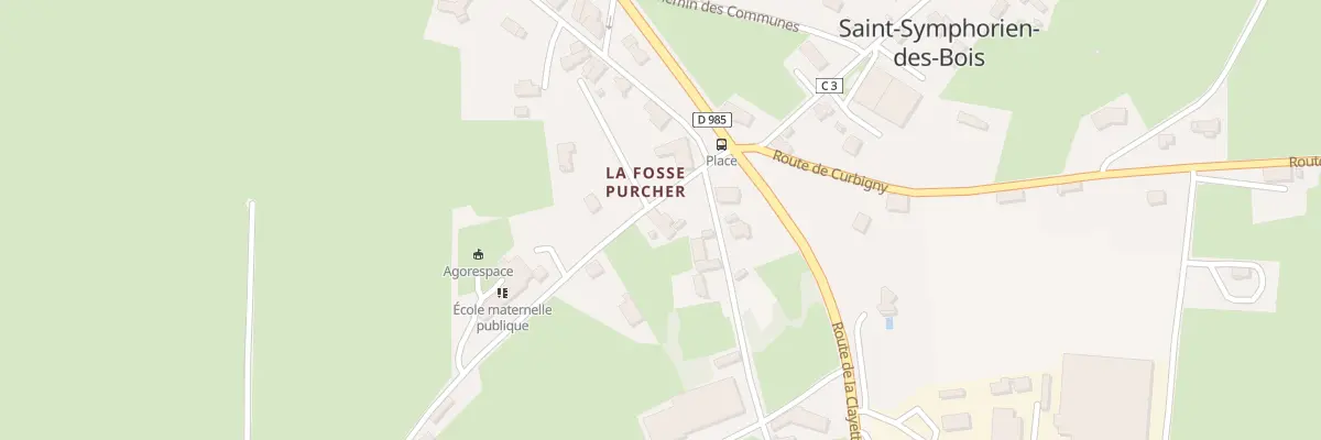 Plan du 83 Rte d’Amanzé à Saint-Symphorien-des-Bois