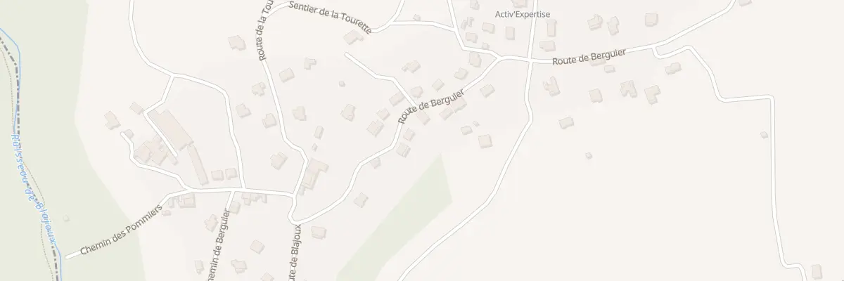 Plan du 805 Rte de Berguier à Laurac-en-Vivarais