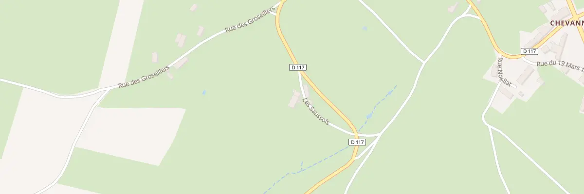 Plan du 5051 L’Ouche de l’Echange à Brazey-en-Morvan