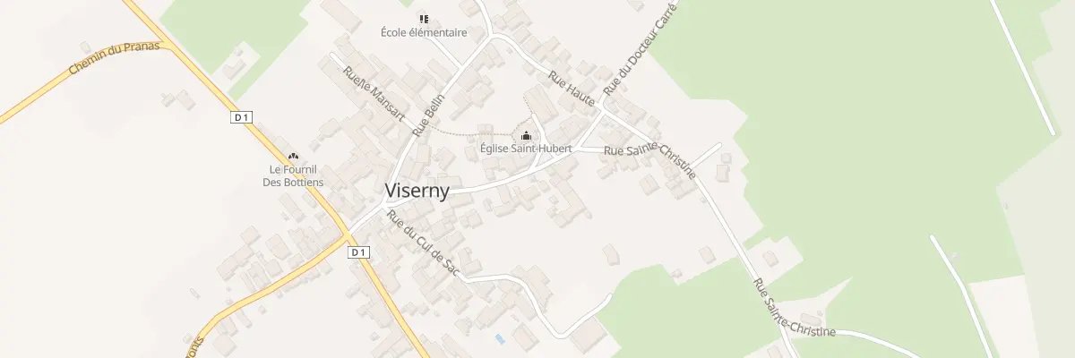 Plan du 14B Rue Saint Vernier à Viserny