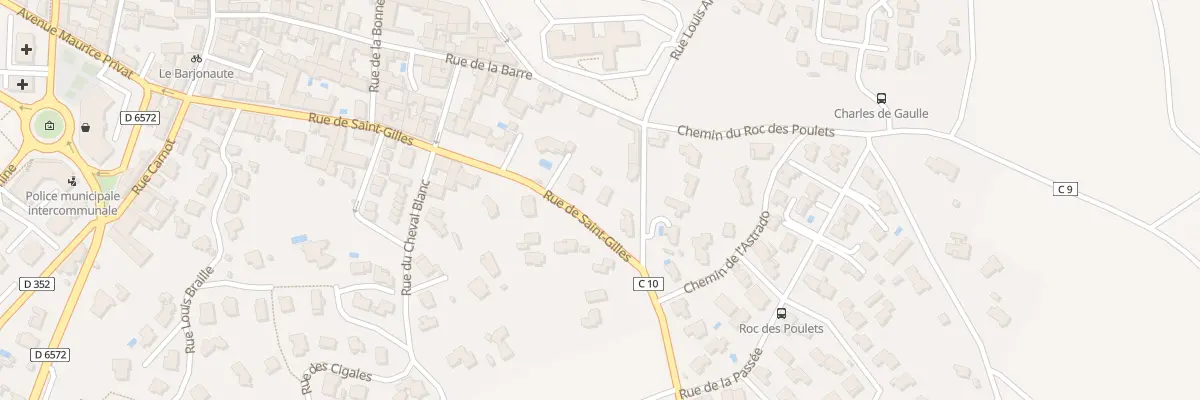 Plan du 403 Rue de Saint Gilles à Vauvert