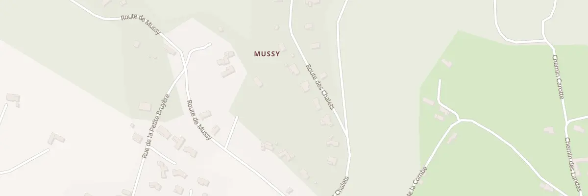 Plan du 283 Rte des Chalets à Rozier-en-Donzy