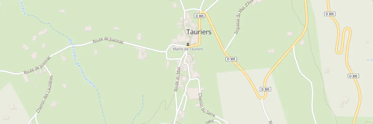 Plan du 23 Mte du Chateau à Tauriers