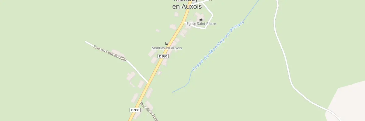 Plan du 26 Rte Impériale à Montlay-en-Auxois