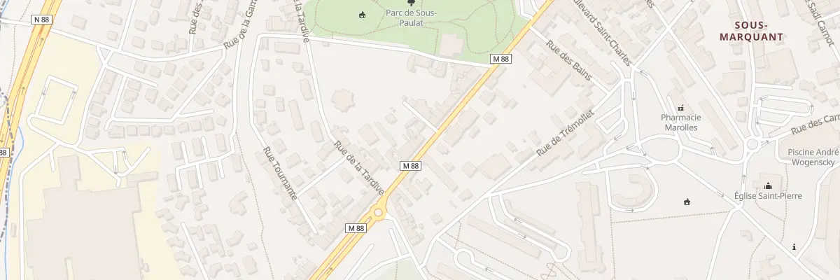 Plan du 65 Rue Victor Hugo à Firminy