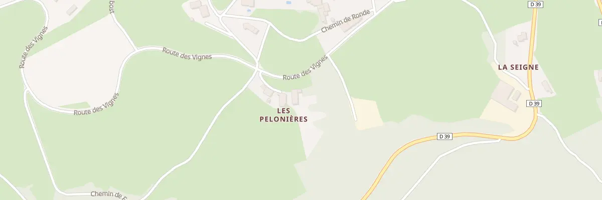 Plan du 70 Imp des Pelonieres à Arcinges
