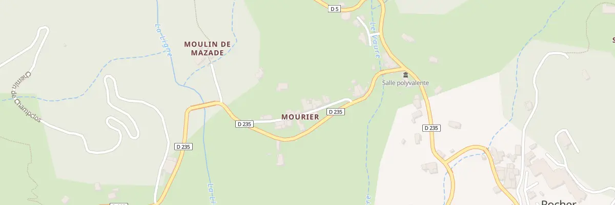 Plan du 5056 Serre de Mourier à Rocher