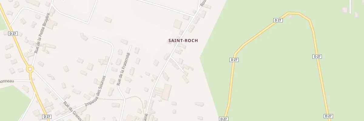 Plan du 16 Rue Saint-Roch à Rozier-en-Donzy