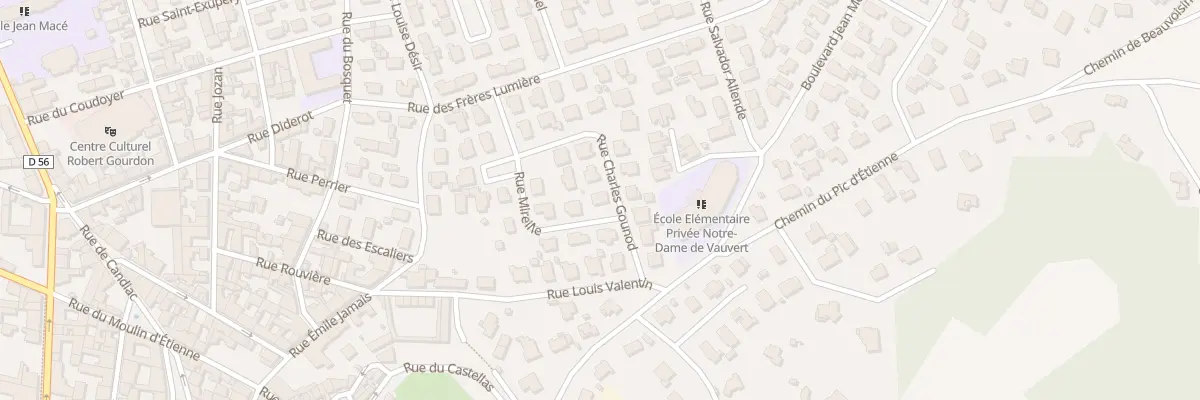 Plan du 2 Rue Mireille à Vauvert
