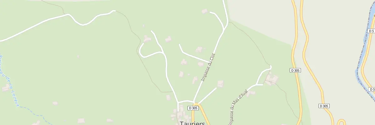 Plan du 5703 Le Clot à Tauriers