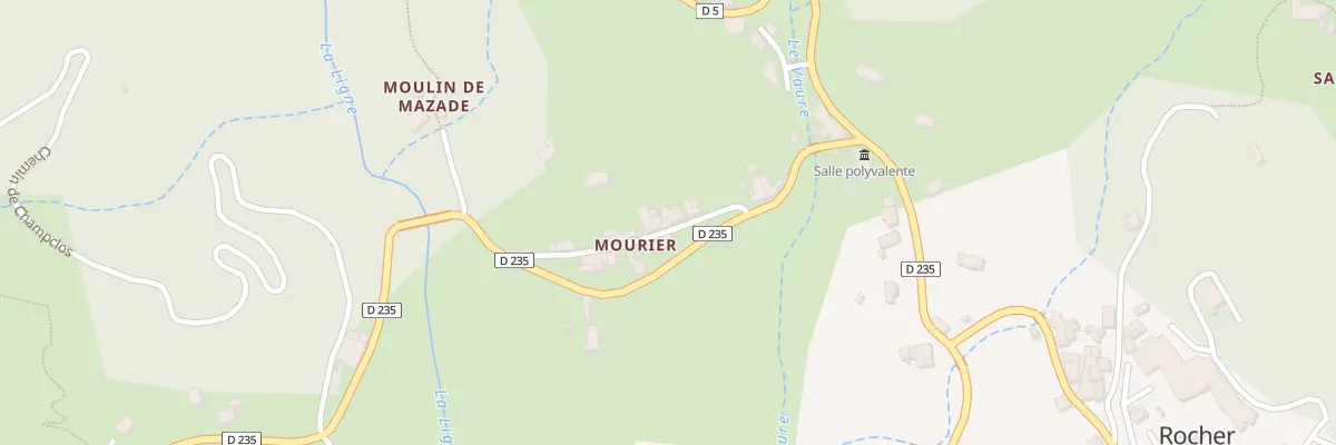 Plan du 5055 Serre de Mourier à Rocher