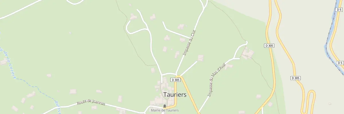 Plan du 5740 Le Clot à Tauriers