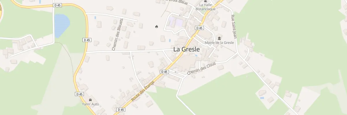 Plan du 86 Rte des Etangs à La Gresle