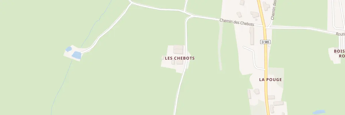 Plan du 5020 Les Chebots à Saint-Symphorien-des-Bois