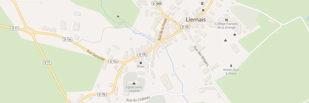 Plan du 1 Pl Martin Dosse à Liernais