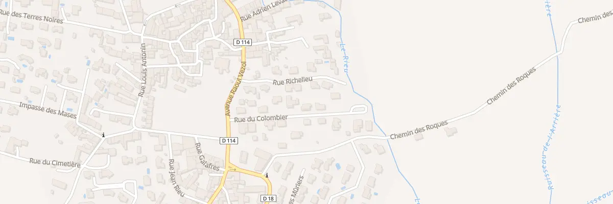 Plan du 121 Rue du Colombier à Saint-Chaptes
