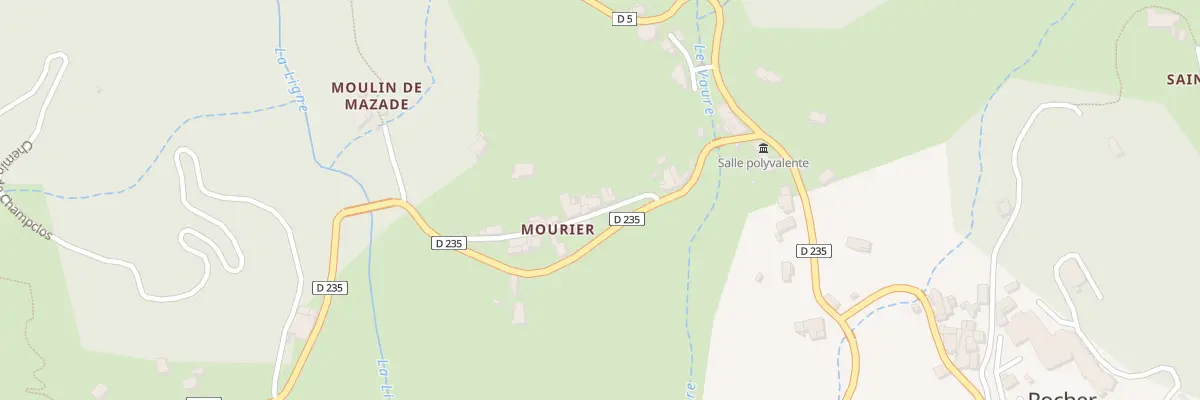 Plan du 5054 Serre de Mourier à Rocher