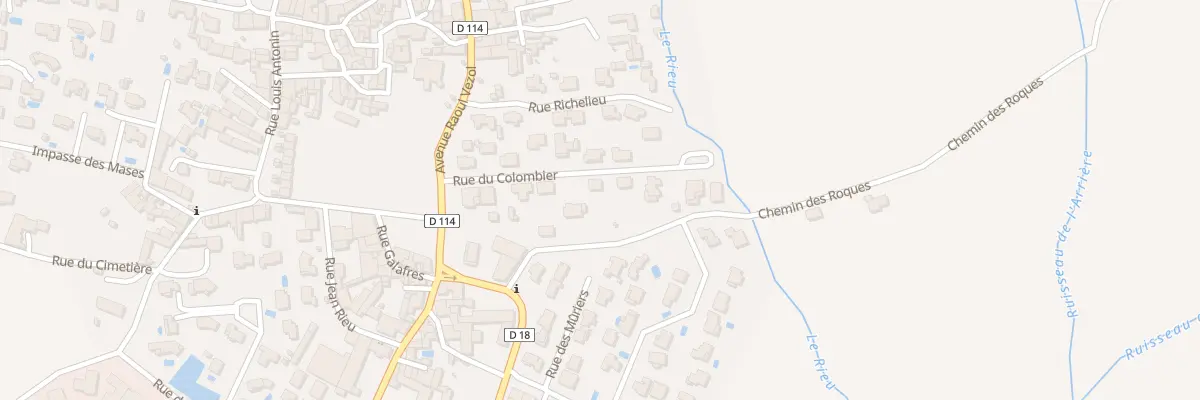 Plan du 116 Rue du Colombier à Saint-Chaptes