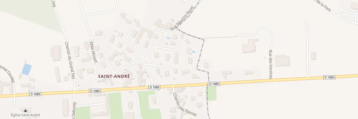 Plan du 254F Rue Maurice Ravel à Saint-André-le-Puy