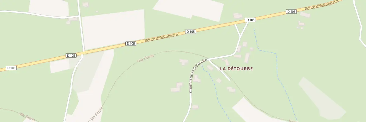 Plan du 210 Che de la Détourbe à Raucoules