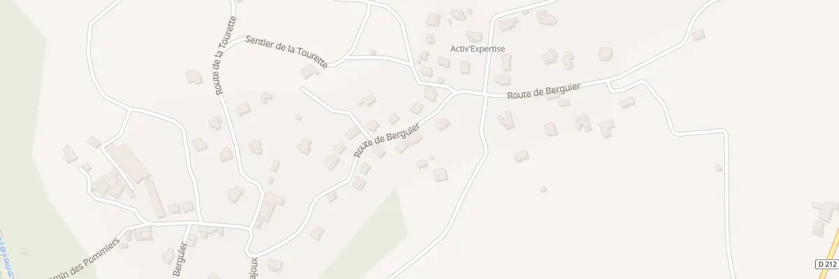 Plan du 715 Rte de Berguier à Laurac-en-Vivarais