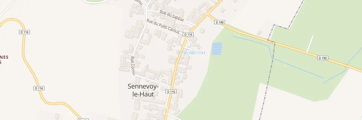 Plan du 34 Rue Notre-dame à Sennevoy-le-Haut