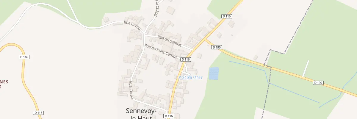 Plan du 33 Rue Notre-dame à Sennevoy-le-Haut