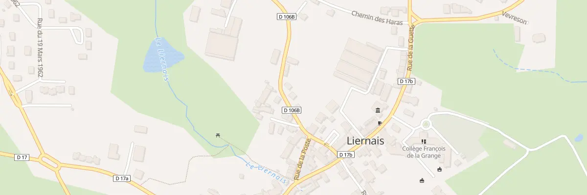 Plan du 10 Rue de la Croix Pitois à Liernais