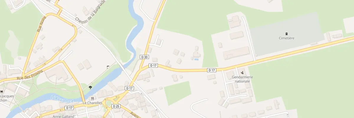Plan du 3 Rte de Mâcon à Charolles