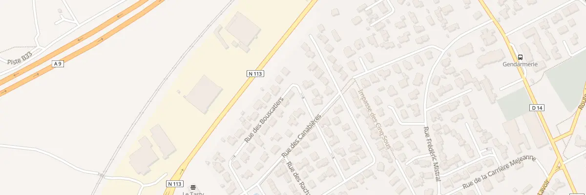 Plan du 18 Rue des Bouscatiers à Bernis